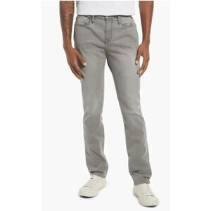 Frame Men's L'Homme Cotton Blend Straight Skinny Jeans in Grey Size 30 MSRP $225
